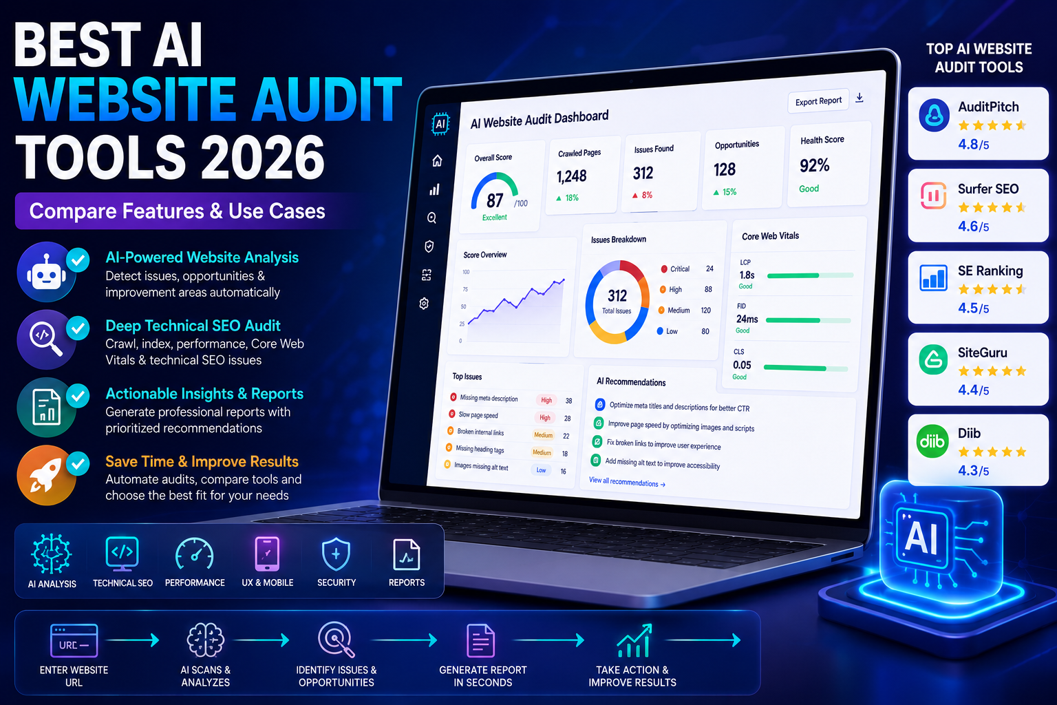 Best AI Website Audit Tools 2026