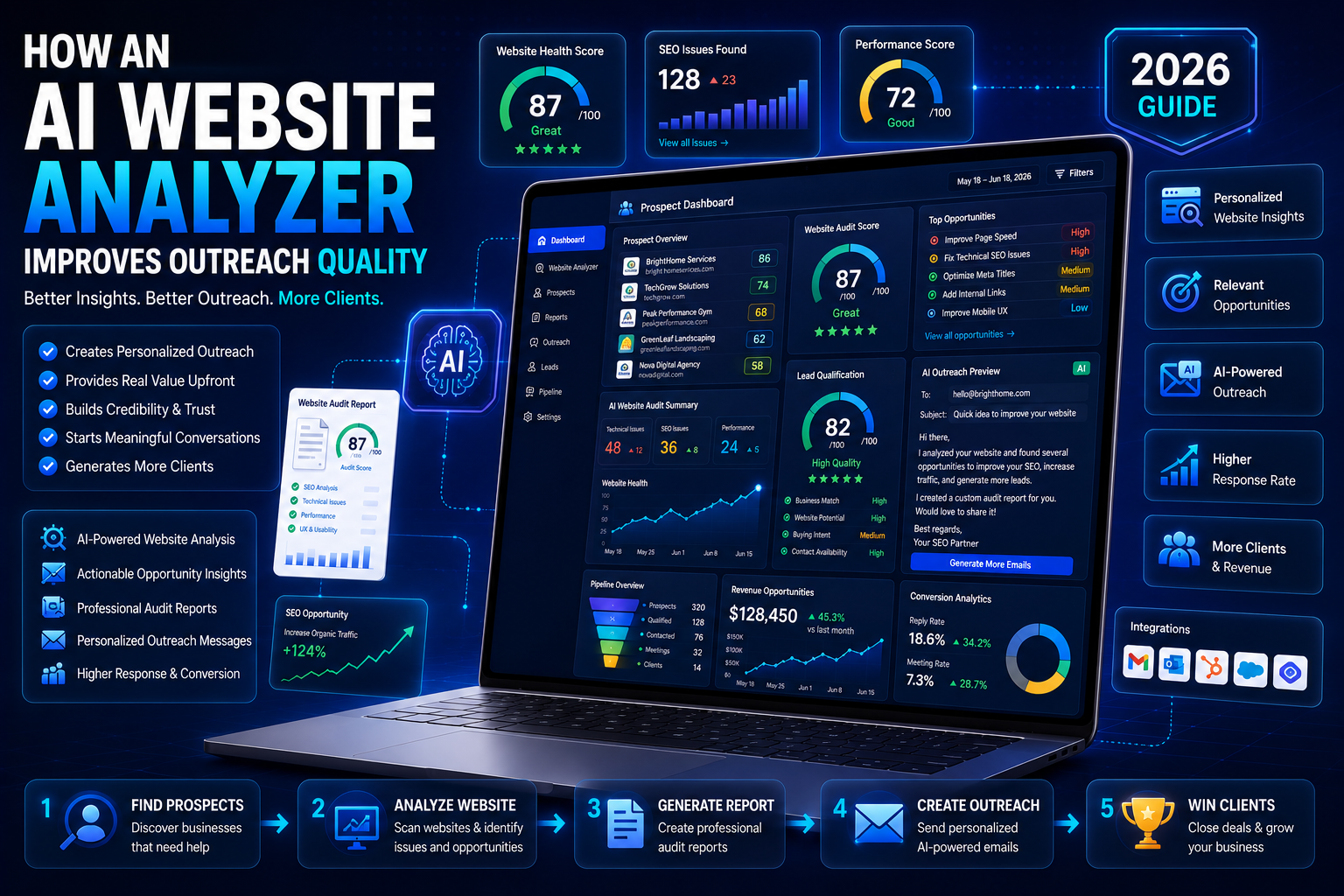 AI website analyzer improving outreach quality